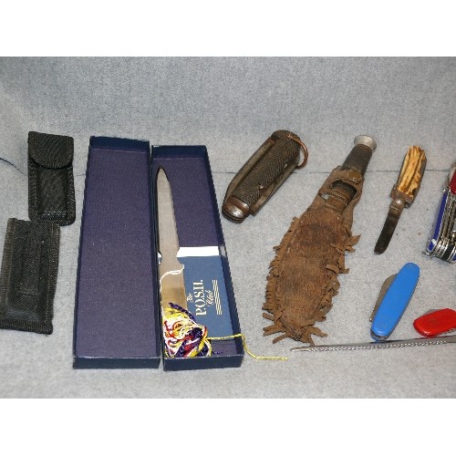 238 - A SELECTION OF VARIOUS COLLECTORS KNIVES, PENKNIVES AND LETTER OPENERS