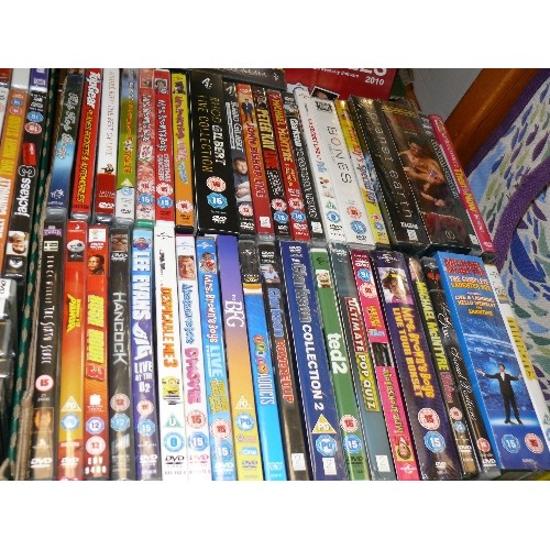 375 - 2 LARGE BOXES OF DVDS TO INCLUDE COMEDY, KIDS AND BOXSETS