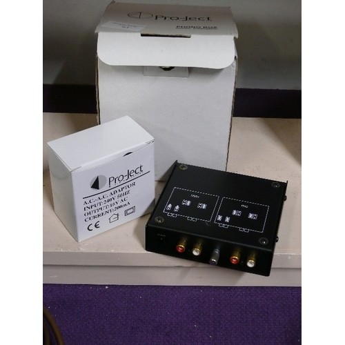 93 - PRO-JECT  AUDIO SYSTEMS - PHONO BOX AMPLIFIER, NEW BOXED