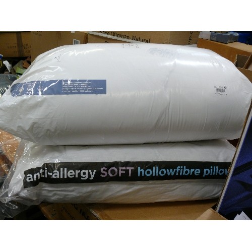 347 - A SUPER KING 13.5 TOGG DUVET BY NEXT PLUS A PAIR OF ANTI-ALLERGY HOLLOWFIBRE PILLOWS, BOTH BRAND NEW... 