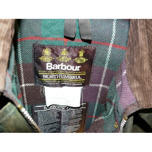 374 - A BARBOUR NORTHUMBRIA JACKET 40