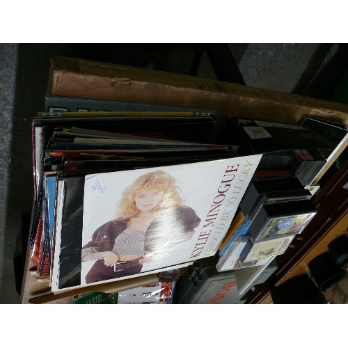 425 - QUANTITY OF LP RECORDS - THE BEASTY BOYS,  THE PET SHOP BOYS, T'PAU,  ADAM ANT, DEEP HEAT AND QUANTI... 