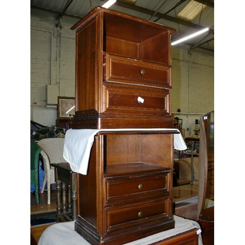 485 - PAIR OF BEDSIDE CHESTS, MADE IN ITALY