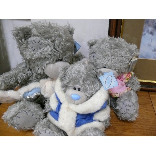 512 - 3 X 'ME TO YOU' BEARS, ALL NEW WITH TAGS
