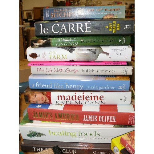 511 - QUANTITY OF BOOKS - HEALING FOODS, OUR FARM, MY LIFE WITH GEORGE PLUS A SPANISH LEARNING INTERACTIVE... 