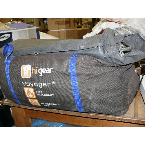 509 - HI GEAR VOYOGER 6 FIRE RETARDANT TENT IN BAG WITH POLES