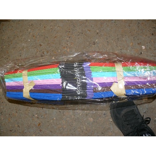 505 - 3 BOXES OF BRIGHT IDEAS CREPE PAPER ASSORTED COLOURS, PACKS OF 12. 50cm X 200cm, 4 x PACKS PER BOX.