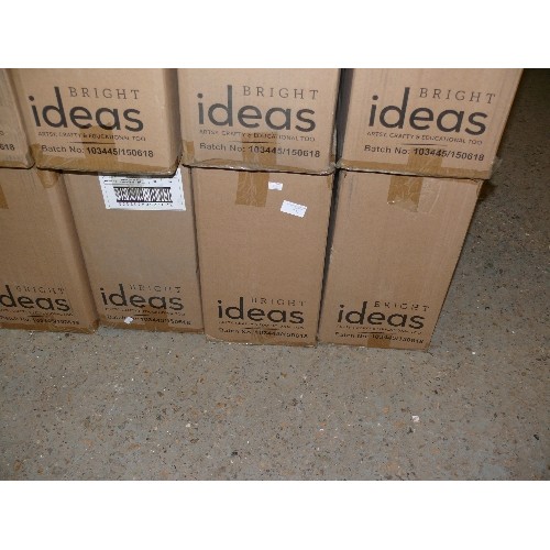 503 - 3 BOXES OF BRIGHT IDEAS CREPE PAPER ASSORTED COLOURS, PACKS OF 12. 50cm X 200cm, 4 x PACKS PER BOX.