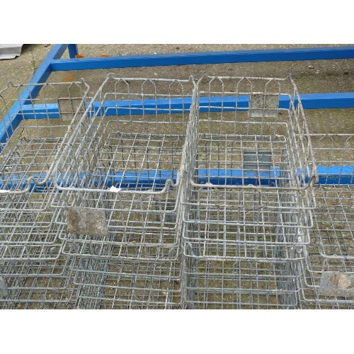 526 - 13 GALVANISED BASKETS