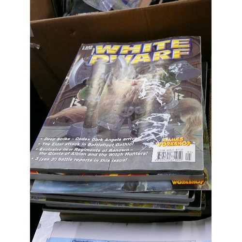 57 - WARHAMMER - A LOT OF MAGAZINES, ANCIENT BATTLES, LOTS WHITE DWARF MAGAZINES, HUNDREDS OF WARHAMMER F... 