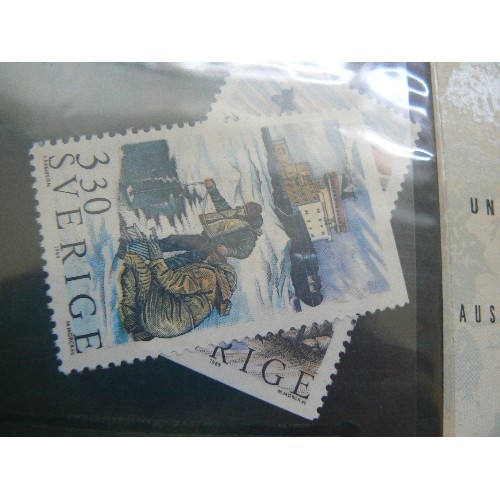 58 - QUANTITY OF STAMPS INCLUDING  OUR WORLD, THE CHANEL TUNNEL, LIBERTE EGALITE FRATERNITE AND KINGS AND... 