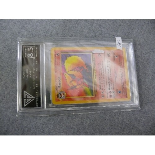 189 - GRADED POKEMON CARD BY GETGRADED 