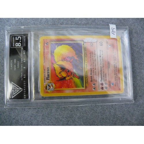 189 - GRADED POKEMON CARD BY GETGRADED 