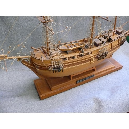 93 - A LARGE DECORATIVE MODEL OF THE H.M.S. BEAGLE