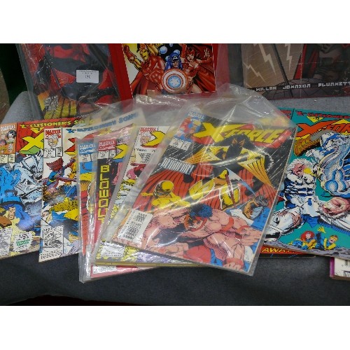 130 - A SELECTION OF COMICS BY MARVEL AND DC TO INCLUDE X FORCE, SUPERMAN AND NIGHTWING PLUS AN AVENGERS B... 