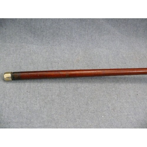 137 - A MILITARY SWAGGER STICK