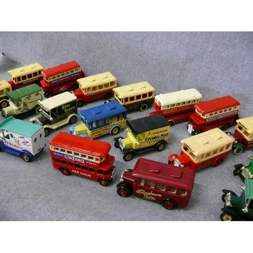 159 - A COLLECTION OF 20 COLLECTORS VEHICLES, DAYS GONE BY LLEDO TO INCLUDE BUSES AND VANS