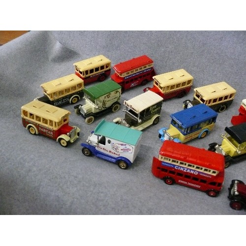 159 - A COLLECTION OF 20 COLLECTORS VEHICLES, DAYS GONE BY LLEDO TO INCLUDE BUSES AND VANS