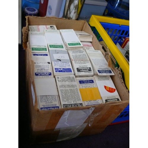 170 - A BOX OF APPROXIMATELY 130 SETS OF BROOKE BOND TEA CARDS 1960'S - 90'S