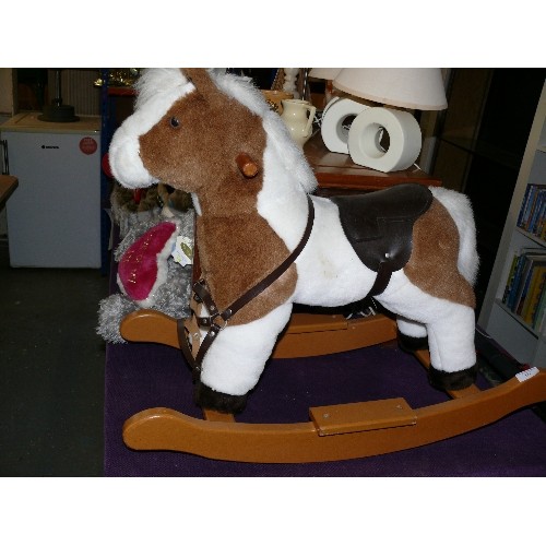 192 - A LOVELY CHILD'S ROCKING HORSE BY MULHLLAND & BAILIE