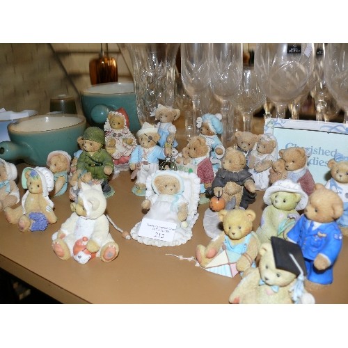 212 - A COLLECTION OF 20 CHERISHED TEDDY ORNAMENTS