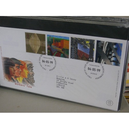 119 - ALBUM CONTAINING 60 QUALITY DIFFERENT 1ST DAYS COVERS, 1997-2003