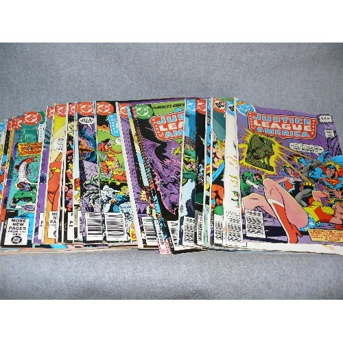 225 - 24 DC JUSTICE LEAGUE OF AMERICA COMICS, VARIOUS ISSUES FROM NO. 166, MAY 1979 TO NO. 195 OCTOBER 198... 