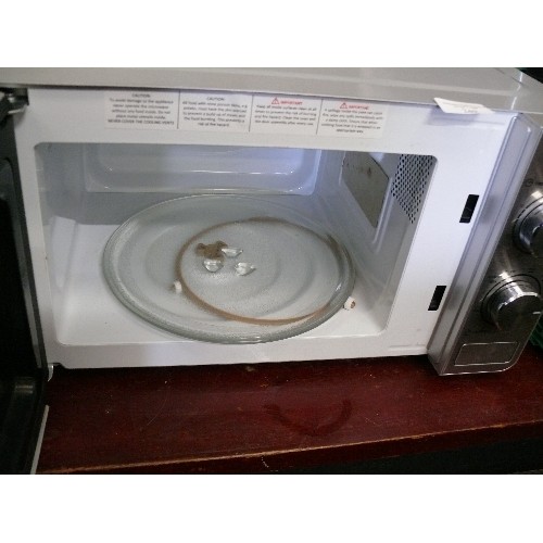 240 - A GOODMANS SILVER MICROWAVE