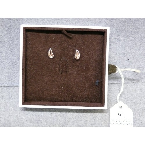 16 - A BOX WITH HOT DIAMOND EARRINGS THESE ARE KIMBERLEY DIAMONDS