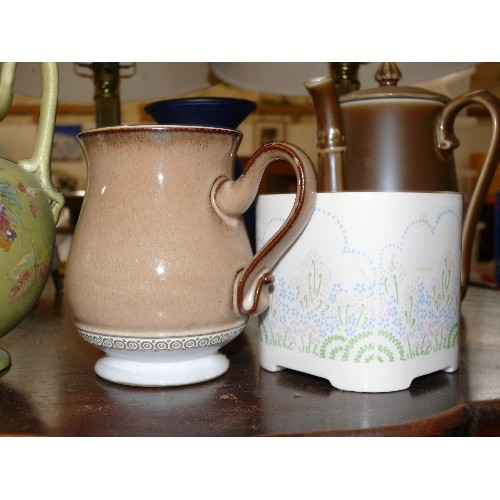 273 - A SELECTION OF DECORATIVE CHINA TO INCLUDE COFFEE POTS, JUGS ETC