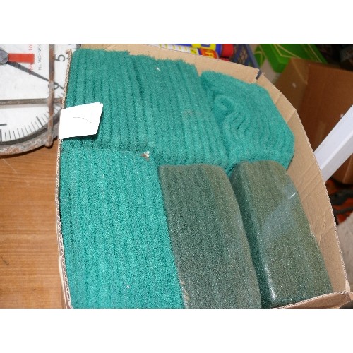 307 - BOX OF NEW SCOURING PADS