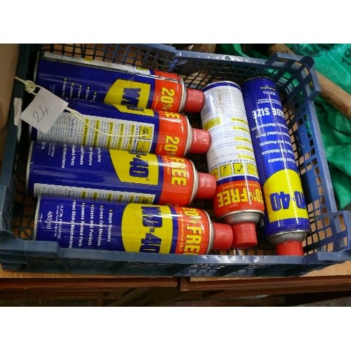 324 - 6 CANS OF WD40, 4 X 480ML AND 2 X 600ML