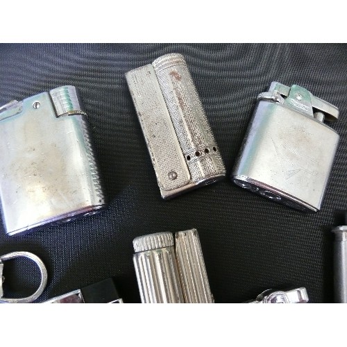 25 - A COLLECTION OF CIGARETTE LIGHTERS, RONSON ROLLSTAR PLUS OTHERS