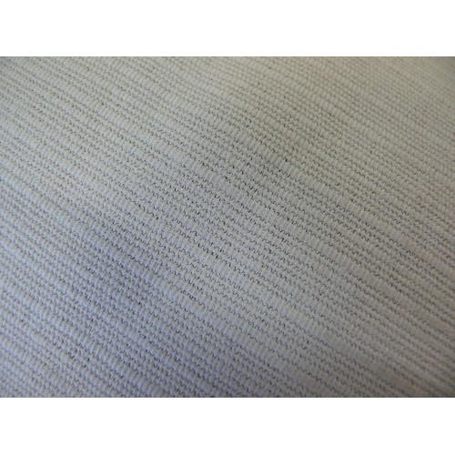 298 - A ROLL OF IVORY CANVAS FABRIC