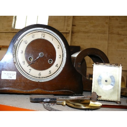 356 - COLLECTION OF CLOCKS/PARTS FOR SPARES