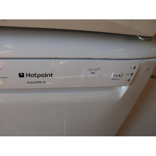 480 - HOTPOINT AQUARIUS FDM550 DISHWASHER IN WHITE