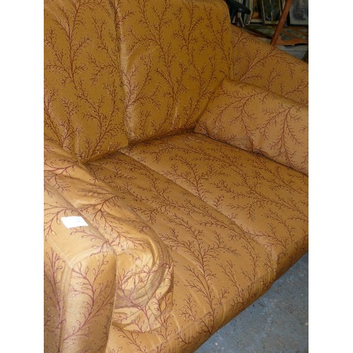 399 - MULTI YORK 2 SEATE SOFA IN MUSTARD