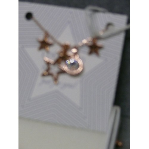 17 - S & S I DESIGNED THIS STAR NECKLACE 'JUST FOR YOU MADE' WITH SWAROVSKI CRYSTAL