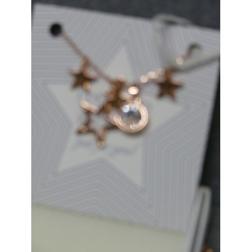 17 - S & S I DESIGNED THIS STAR NECKLACE 'JUST FOR YOU MADE' WITH SWAROVSKI CRYSTAL