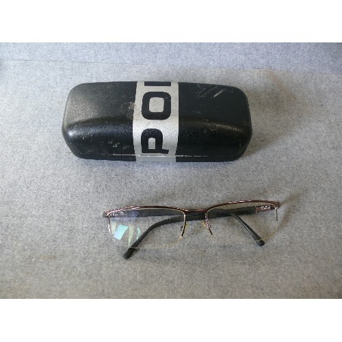 58 - RETRO POLICE GLASSES IN CASE