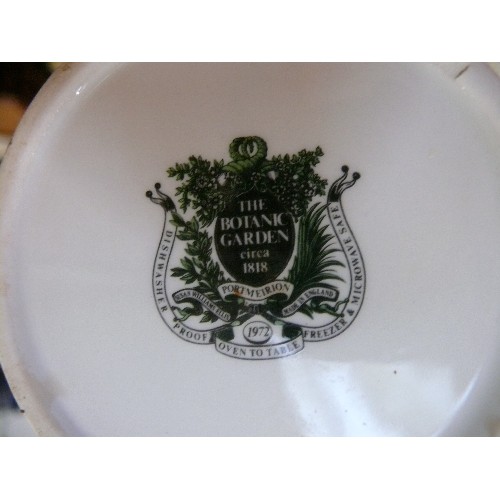 341 - A SELECTION OF CHINA TO INCLUDE PORTMEIRION BOTANICAL GARDEN, AYNSLEY AND WEDGWOOD