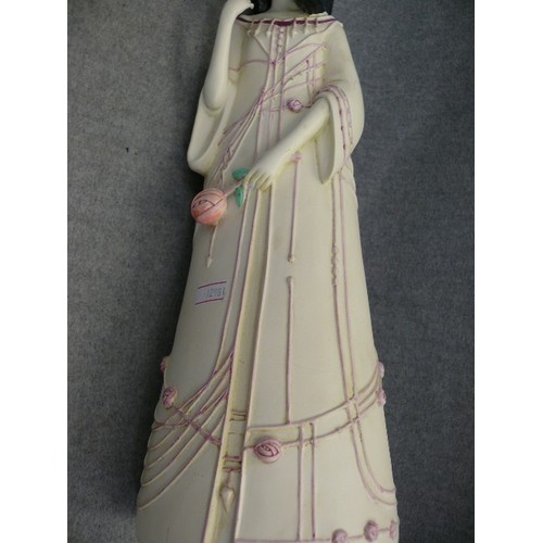 105 - A LOVELY CERAMIC LADY FIGURE BY PAST TIMES