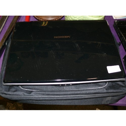 64 - A MEDION LAPTOP MD96350 WITH CASE