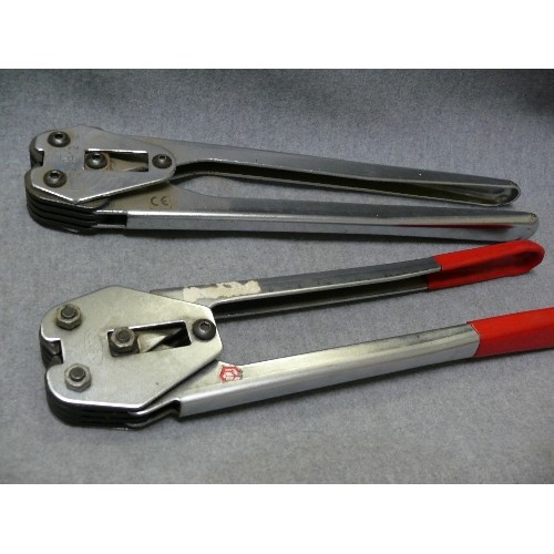 66 - TWO LARGE HANDHELD CRIMPING TOOLS 1/2