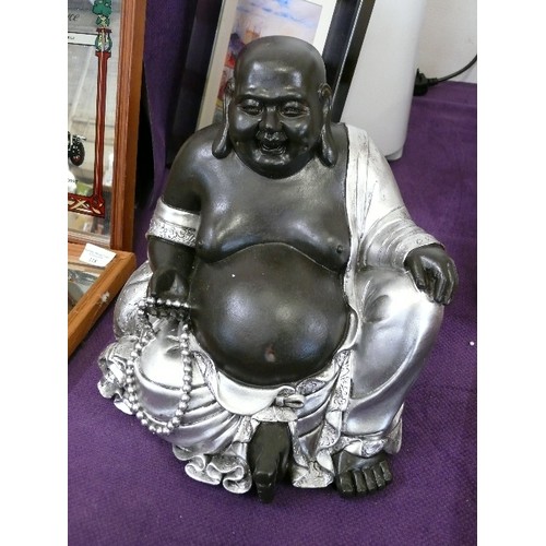 114 - A LARGE BUDDHA FIGURE BY LIBRA DISTINCTIVE INTERIORS