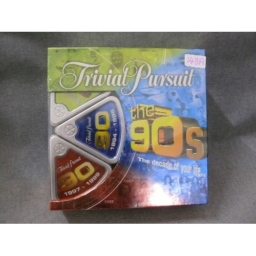 148A - TRIVIAL PURSUIT THE 90'S, NEW AND SEALED