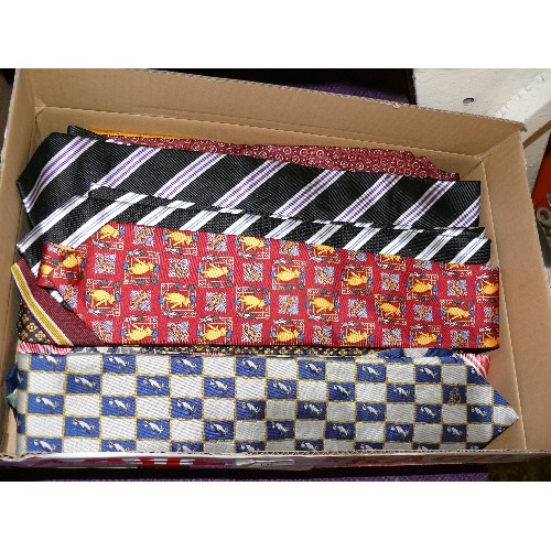 150 - JOB LOT OF GOOD QUALITY BRAND NAME TIES - INCLUDING JOS. A. BANKS, JONELLE, ALISTER REID ETC.  EVEN ... 