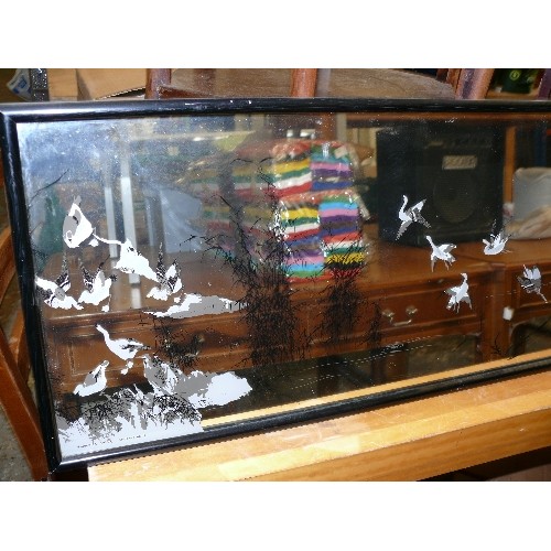 139 - A LARGE VERY NICE MIRROR FEATURING BIRDS FELIX ROSENSTIELS'S WIDOW & SON 1972, SAGGERS & CO LTD '79,... 