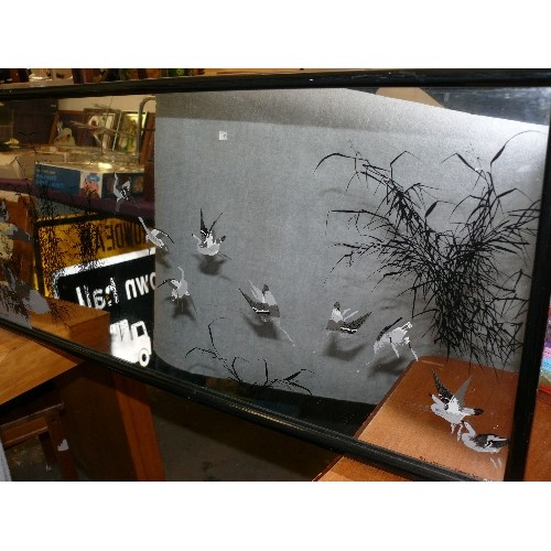 139 - A LARGE VERY NICE MIRROR FEATURING BIRDS FELIX ROSENSTIELS'S WIDOW & SON 1972, SAGGERS & CO LTD '79,... 