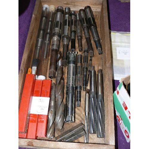 159 - SELECTION OF ADJUSTABLE REAMERS AND DRILL BITS. COMET, DORMER, HUNGER ETC.